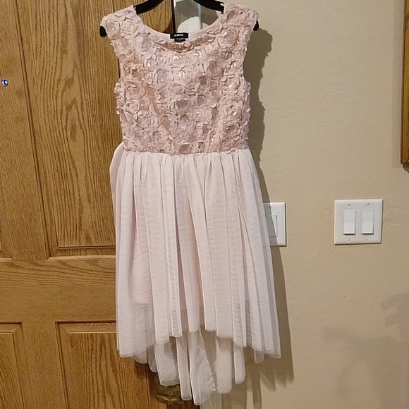 Zunie size 12 sleeveless floral High-Low dress - Picture 2 of 8